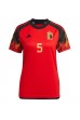 Belgia Jan Vertonghen #5 Fotballdrakt Hjemme Klær Dame VM 2022 Korte ermer